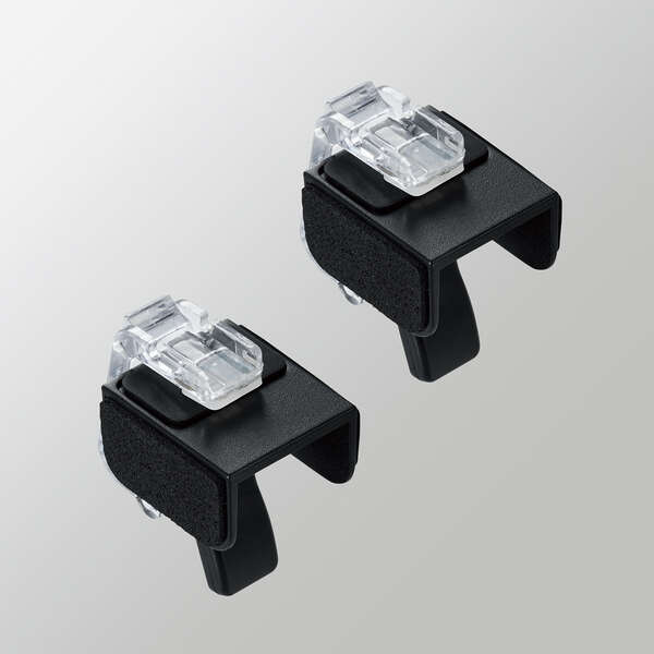 スマホ用ゲームアクセサリ/フィンガーレスト/指の疲労対策/2個入り/ブラック