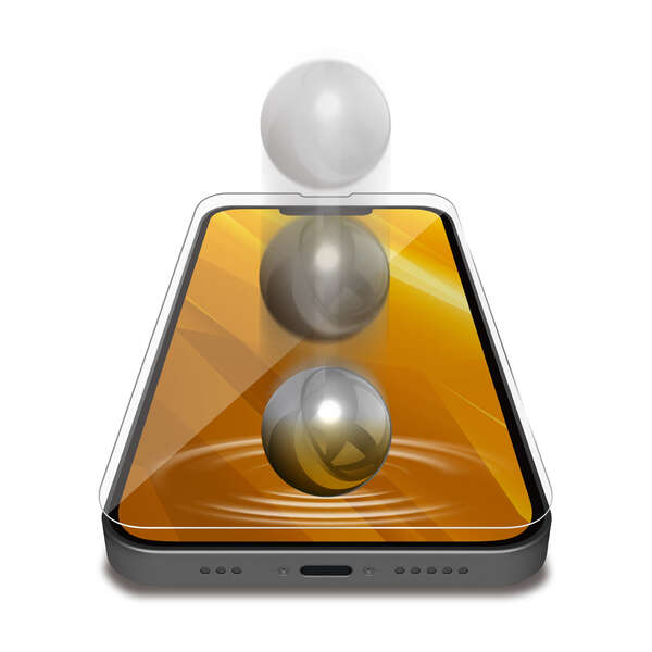 iPhone 14/iPhone 13/iPhone 13 Pro用ガラスフィルム/SHOCKPROOF/高透明