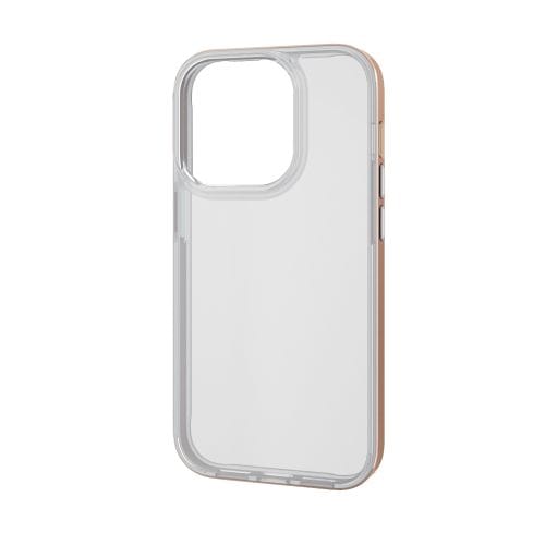 iPhone 14 Pro用ハイブリッドケース/サイドメッキ/ゴールド