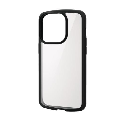 iPhone 14 Pro用ハイブリッドケース/TOUGH SLIM LITE/フレームカラー/背面クリア/ブラック