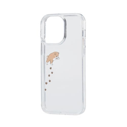 iPhone 14 Pro Max用ハイブリッドケース/Appleテクスチャ/シバイヌ