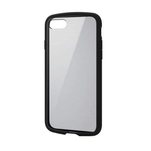 iPhone SE 第3世代/SE 第2世代/8/7用ハイブリッドケース/TOUGH SLIM LITE/フレームカラー/背面クリア/ブラック