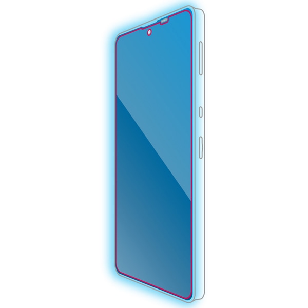 AQUOS sense6s(SHG07)/AQUOS sense6用ガラスフィルム/高透明/ブルーライトカット