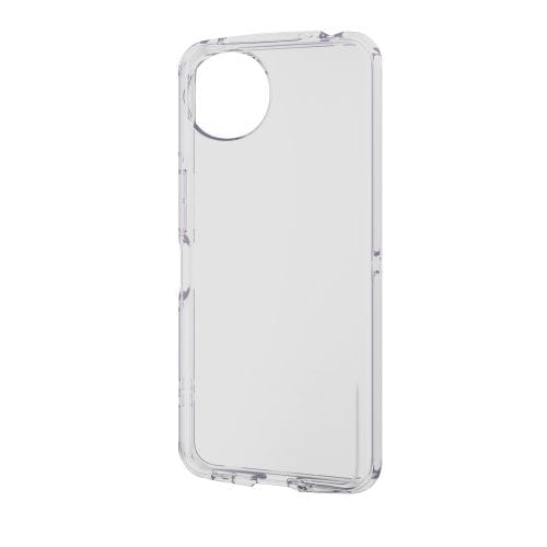 AQUOS wish4 (SH-52E)用ソフトケース/TOUGH SLIM LITE/衝撃吸収/ストラップシート付属/クリア