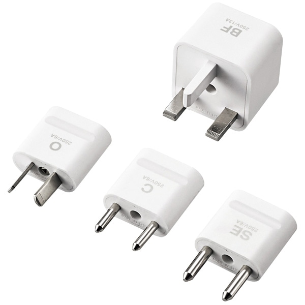 海外用変換プラグ/4種セット