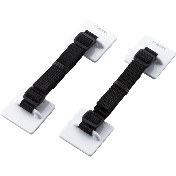 TV用耐震ベルト/～75V用/強力粘着シールタイプ/2本入