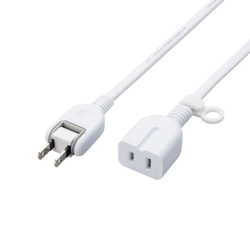 延長タップ/スタンダード/ホコリ防止シャッター付/2.0m/ホワイト