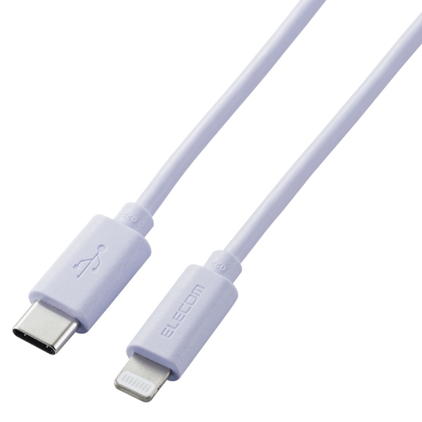 USB-C to Lightningケーブル/1.0m/パープル