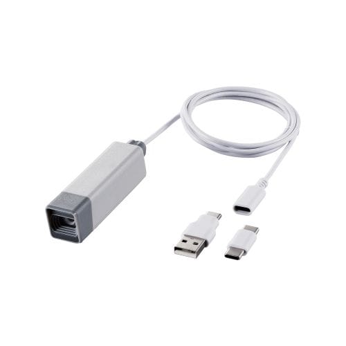 ウェアラブル対応遠隔業務向けWEBカメラ/500万画素/オートフォーカス/IP54/オフホワイト