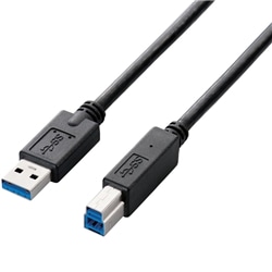 EU RoHS指令準拠 USB3.0ケーブル(A-B)/3.0m/ブラック