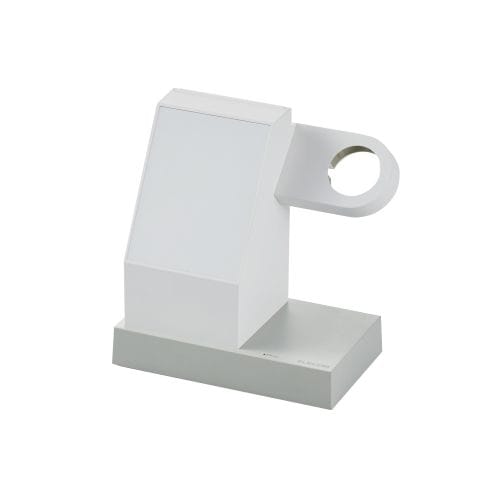 ワイヤレス充電器/マグネット内蔵/Apple Watchモジュールはめ込み/7.5W/スタンドタイプ/ケーブル同梱/1.5m/ホワイト