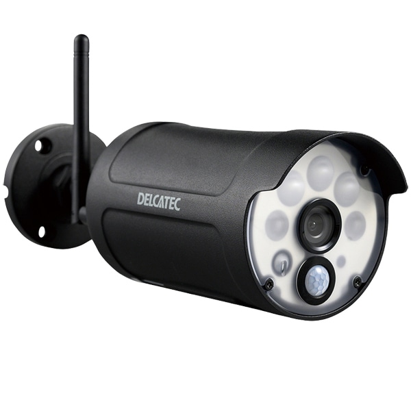 デルカテック/増設用ワイヤレスセンサーライト付ワイヤレスフルHDカメラ