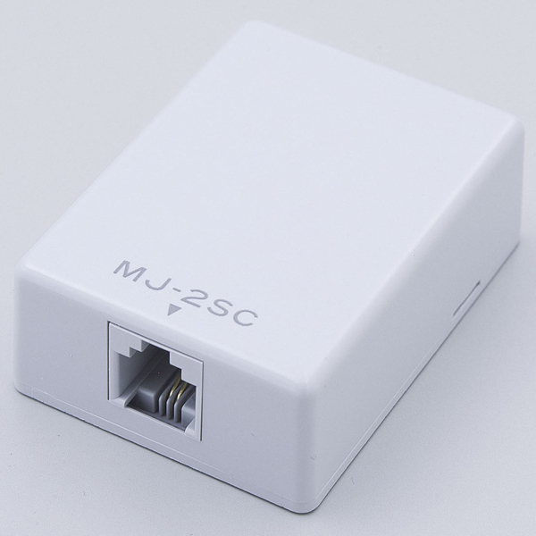 モジュラーコンセント 6極2芯 コンデンサー付