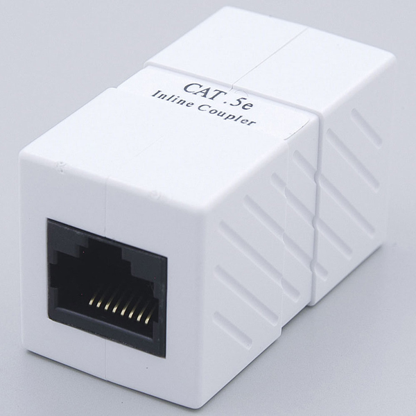 LAN用中継コネクタ 8極 CAT5e