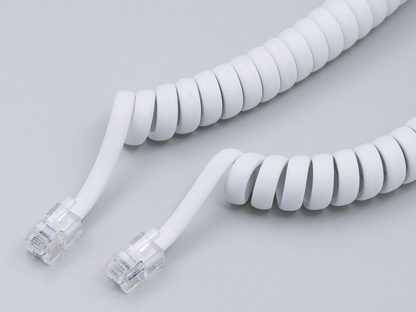 TEL用受話器コード 0.3m