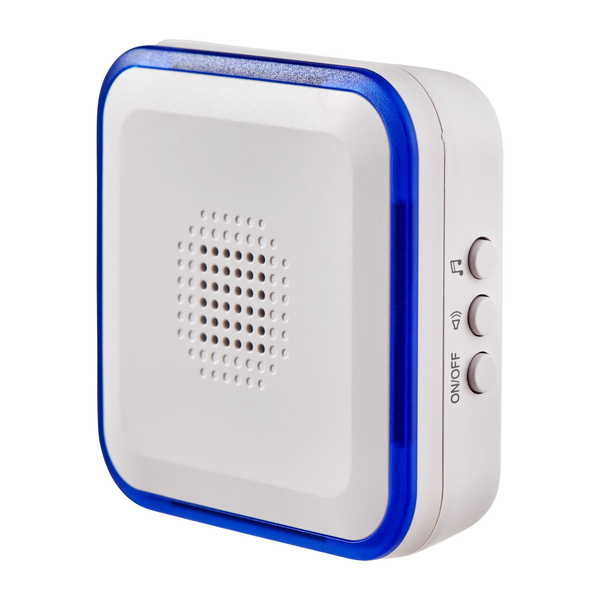 電池を使わないワイヤレスチャイム 防水押ボタン送信器・受信器セット