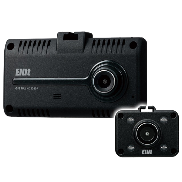 GPS内蔵 フロント、車内録画の2カメラドライブレコーダー 24V車両対応 日本製 3年保証