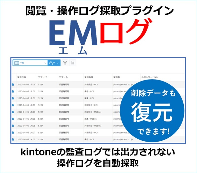 EMログ for kintone User-Model 12ヶ月
