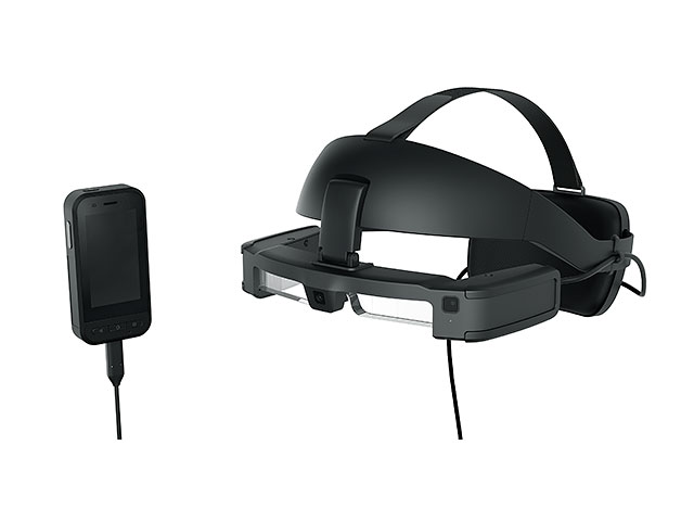 スマートグラス/MOVERIO/両眼シースルー/有機EL/800万画素オートフォーカスカメラ/コントローラーセットモデル