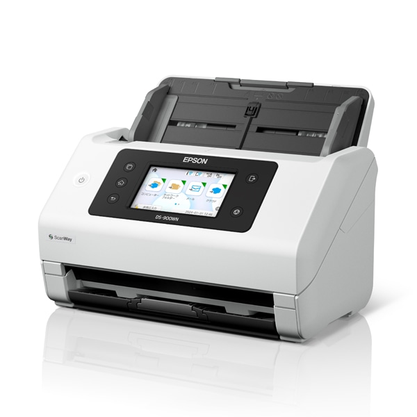 A4シートフィードスキャナー/A4片面70枚/分(200/300dpi)/両面同時読取/有線・無線LAN/4.3型タッチパネル