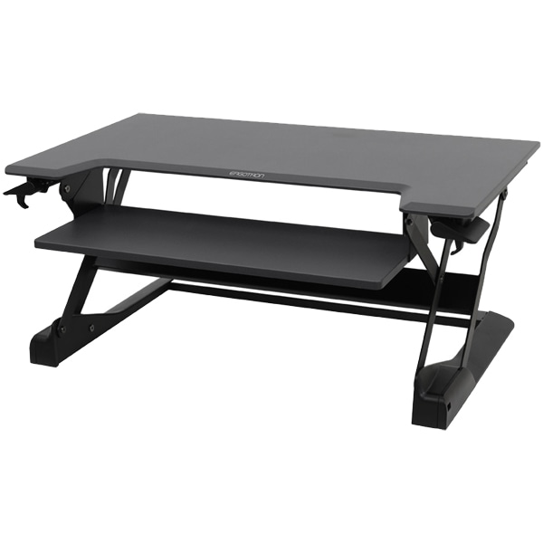 WorkFit-TL 座位-立位両用ワークステーション ブラック