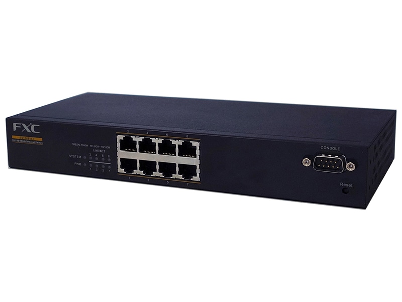 8ポート 10/100/1000Mbps スマート機能付スイッチ