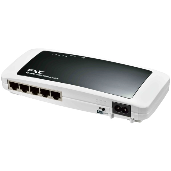 ループ検知付 5ポート 10/100Mbps イーサネットスイッチ