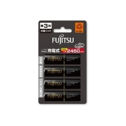 富士通 ニッケル水素電池 単3形 1.2V min.2450mAh HR-3UTHC/4個パック
