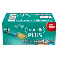 富士通 アルカリ乾電池 単4形 1.5V LR03F LongLife PLUS/40個パック
