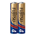 富士通 アルカリ乾電池 単4形 1.5V LR03F Premium S/2個パック