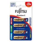 富士通 アルカリ乾電池 単4形 1.5V LR03F Premium S/4個パック