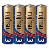 富士通 アルカリ乾電池 単3形 1.5V LR6F Premium S/4個パック