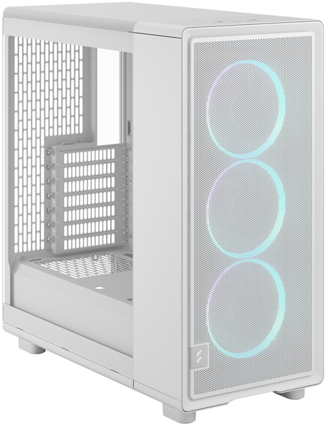 ミドルタワー型PCケース Epoch White TG RGB Clear tint