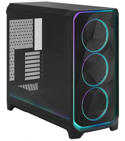 フルタワー型PCケース Meshify 3 XL Ambience Pro RGB Black TG Light Tint