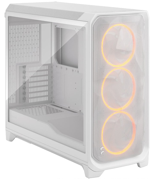 フルタワー型PCケース Meshify 3 XL White RGB TG Clear Tint