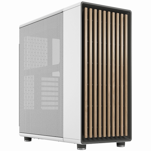 ミドルタワー型PCケース North Chalk White
