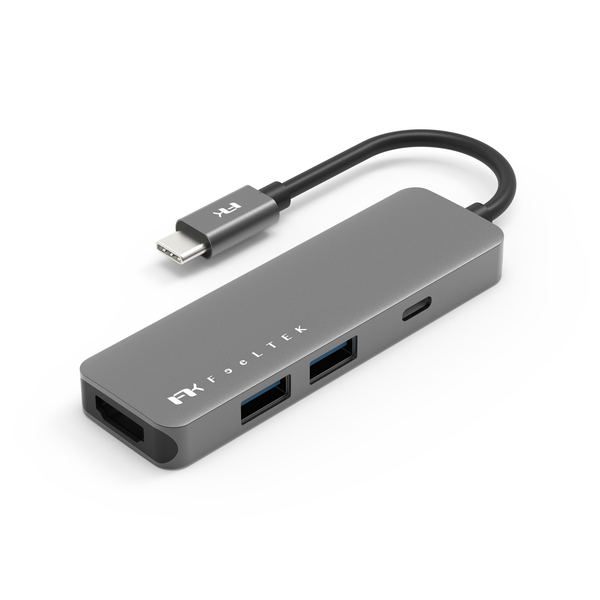 Portable 4-in-1 USB-C Hub