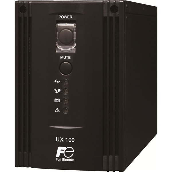 UPS 無停電電源装置 UX100 (500VA) 0.5kVA 常時商用給電 正弦波 小型 薄型 軽量 500VA / 350W 0.5kVA