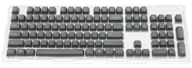 PBT2色成形 Keycap set スカイグレー 104キー 英語配列