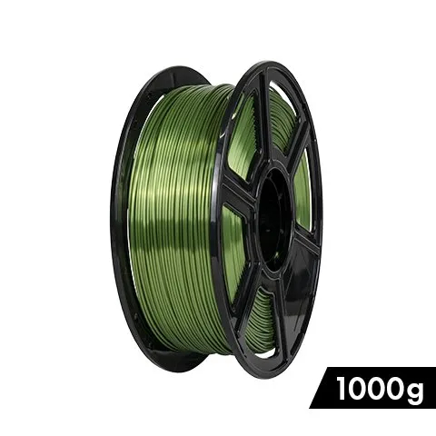3Dプリンター用 フィラメント PLA シルク 1000g グリーン