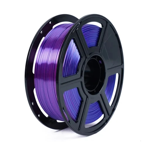 フィラメント PLA シルク デュアルカラー1000g ブルー＆ローズ