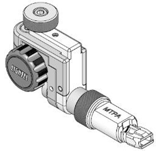 MPO/MTP APC プローブ・チップ、パッチ・コードおよびバルクヘッド用 (縦、横方向とトランスレーター・ノブ付き）