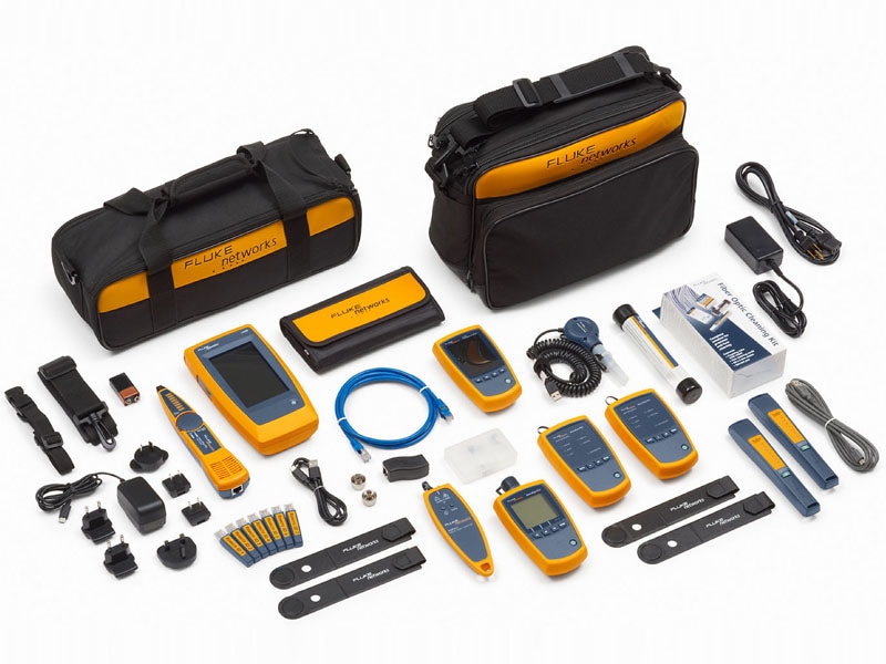 LinkIQ ネットワーク＆マルチ/シングルモード光ファイバー配線損失検証キット
