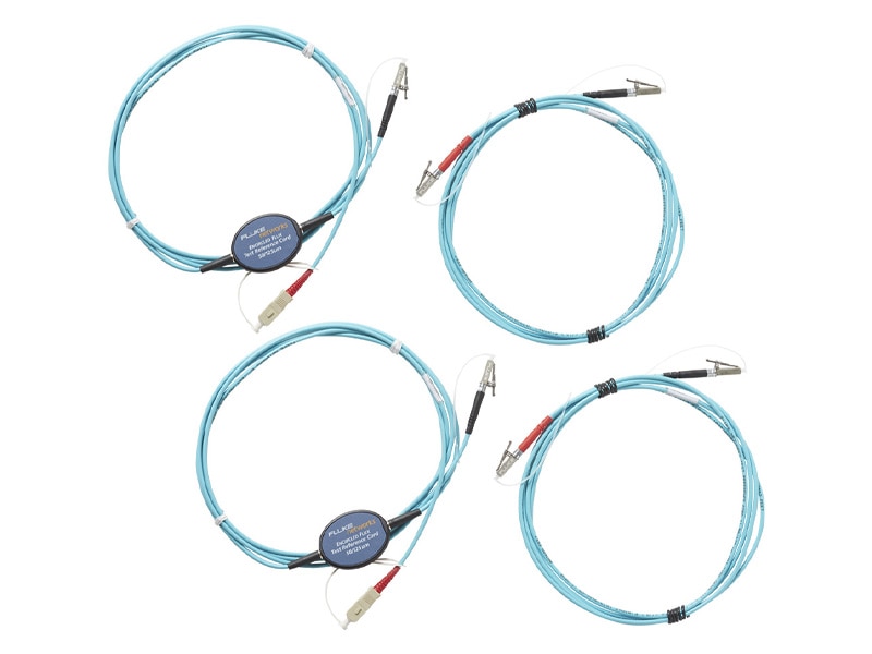 50μm LC終端ファイバー・テスト用マルチモード・エンサークルド・フラックス規格準拠テスト基準コード・キット (2m) (2 SC/LC、2 LC/LC)