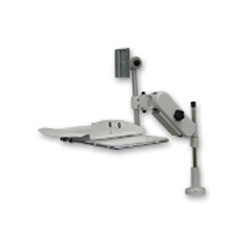 簡易ロック式アーム KVMアーム+スライドフランジベース