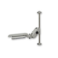 簡易ロック式アーム ノートPCアーム+スライド式垂直ベース(600mm)