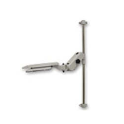 簡易ロック式アーム ノートPCアーム+スライド式垂直ベース(900mm)