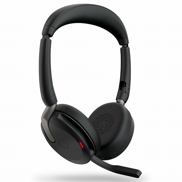 Jabra 無線ヘッドセット 折りたたみ式 USB-A 両耳 UC認定 充電パッド付「Jabra Evolve2 65 Flex Link380a/390a UC Stereo Wireless Charger」
