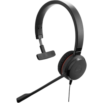 Jabra USBヘッドセット USB-A 3.5mmジャック 片耳 MS認定 「Jabra EVOLVE 30 II MS Mono」