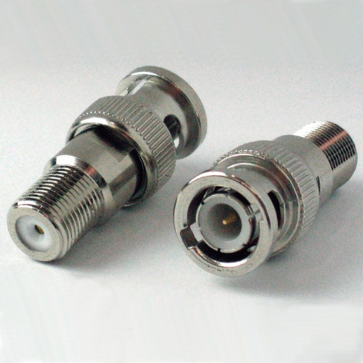 変換コネクター(BNCプラグ⇔F型ジャック)